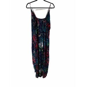 Kori America Tropical wrap beach dress